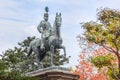 Statue of the Imperial Prince Komatsunomiya Akihito Royalty Free Stock Photo