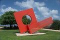 Statue in Independence Park, Tel Aviv