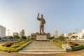 Statue on Independence square in Maputo, capital city of Mozambique