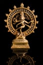 Statue of Shiva Nataraja - Lord of Dance Royalty Free Stock Photo