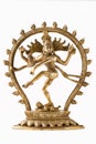 Statue of Shiva Nataraja - Lord of Dance isolated Royalty Free Stock Photo