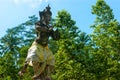 Statue of Indra king of the gods in the Hindu culture, which is located at the entrance of the Tirta Empul
