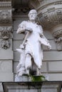 Statue of Industry, allegorical representation, detail of Town Hall, Graz