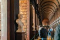 Statue inside the Book of Kells of Trinity College Royalty Free Stock Photo