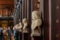Statue inside the Book of Kells of Trinity College Royalty Free Stock Photo