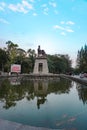 The statue of Ir Soekarno at the Manahan Stadium, Solo, Central Java