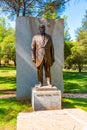 Statue of Ismail Qemal Vlora in Tirana, Albania Royalty Free Stock Photo