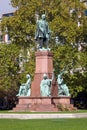 The statue of Istvan Szechenyi. Budapest, Hungary