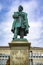 Statue of Italian patriot Daniele Manin in Venice, Italy