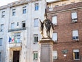 Statue of Italy Statua dell`Italia in Pavia city