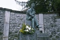 Ivan Cankar statue famous slovenian writer in Vrhnika