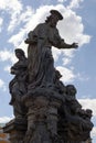 Statue of Ivo of Kermartin on the Charles Bridge, Prague