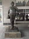 Statue of Jackie Gleason at port authority terminal Royalty Free Stock Photo