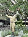 Statue of Jackie Robinson in Journal Square