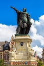 Statue of Jacob van Artevelde in Gent Royalty Free Stock Photo