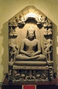 Statue of a Jain Tirthankar in Scindia museum in Jaivilas palace