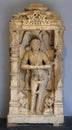 Statue of Jaina Devotee from 12th century exposed in the Prince of Wales Museum in Mumbai