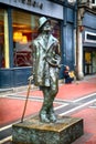 Statue of James Joyce, Dublin, Ireland
