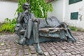 Statue Jan Karski,,member of the Polish underground army WW2