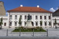 Statue of Janos Szily in Szombathely, Hungary