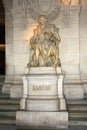 Statue of Jean-Philippe Rameau inside of Opera National de Paris Grand Opera or Garnier Palace Royalty Free Stock Photo