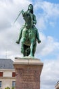 Statue of Jeanne d`Arc Royalty Free Stock Photo