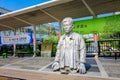 Statue of Jeon tae-il - Picture of Cheonggyecheon Stream near Pyoung Hwa Clothing Market on Jun 18, 2017 in Seoul city, South