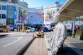 Statue of Jeon tae-il - Picture of Cheonggyecheon Stream near Pyoung Hwa Clothing Market on Jun 18, 2017 in Seoul city, South