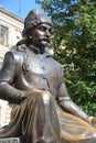 Statue of Jerzy Franciszek Kulczycki details