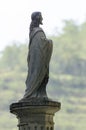 Statue of Jesus at Biertan fortified church Royalty Free Stock Photo