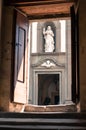 Statue of Jesus at Camaldoli Italy. Christian symbol. Royalty Free Stock Photo