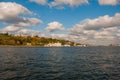 Statue of Jesus Christ on a hill overlooking the port and the Bay of Havana. Cuba. Royalty Free Stock Photo