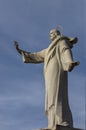 Statue of Jesus Christ. Sacred Heart. Christianity symbol Royalty Free Stock Photo