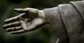 Statue of Jesus Christ the Savior Nail Marks from Crucifixion Atonement and Resurrection