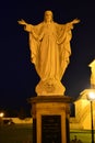 Statue Jesus Christ in the square in Velehrad Royalty Free Stock Photo