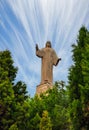 Statue of Jesus Christ in Tudela, Spain Royalty Free Stock Photo