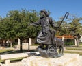 Statue of Jesus the Good Shepherd at Good Shepherd Catholic Community Church in Colleyville, Texas.