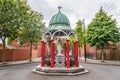 Statue of Jesus in the Liberties area in Dublin Ireland