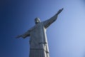 The statue of Jesus the Redeemer on Corcovado mountain. Rio de Janeiro, Brazil Royalty Free Stock Photo