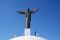 Statue of Jesus the Redeemer in the Isabel de Torres National Park above the city of Puerto Plata in the Dominican Republic