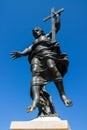Statue of jesus redeemer in Sardinia Royalty Free Stock Photo