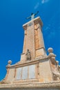 Statue of Jesus of the Sacred Heart on Menorca Royalty Free Stock Photo