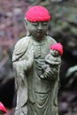 statue of a jizo - japan Royalty Free Stock Photo