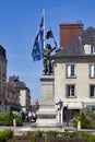 The statue of Joan of Arc in Compiegne Royalty Free Stock Photo