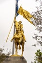 Statue of Joan of Arc in the French Quarter of New Orleans Royalty Free Stock Photo