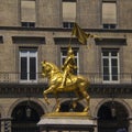 Statue of Joan of Arc Paris Royalty Free Stock Photo
