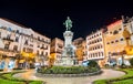 Statue of Joaquim Antonio de Aguiar at Largo da Portagem in Coimbra, Portugal