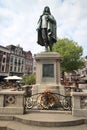 Statue of Johan de Witt who was Dutch statesman and a major political figure in the Dutch Republic in the mid-17th century abd lyn Royalty Free Stock Photo