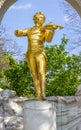Statue of Johan Strauss in Vienna
