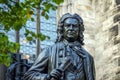 Statue of Johann Sebastian Bach in Leipzig, Germany